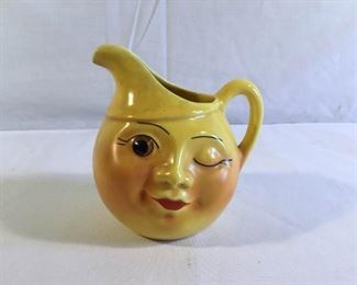 Vintage Vallona Starr Winky Face Creamer 1951 https://ctbids.com/#!/description/share/209660