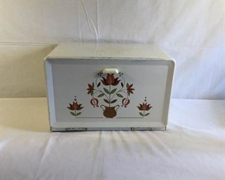 Ransburg Metal Bread Box Vintage https://ctbids.com/#!/description/share/209723