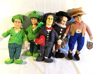 The Three Stooges Official Licensed Plush Doll (5Pcs) https://ctbids.com/#!/description/share/209611