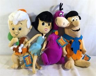The Flintstones, Plush Dolls by Toy Works (4Pcs) https://ctbids.com/#!/description/share/209613