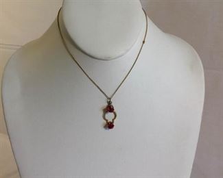 14k Necklace and Pendant Vintage https://ctbids.com/#!/description/share/209734