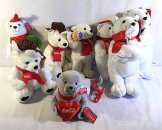 Coca-Cola Bears & Seal (8Pcs)         https://ctbids.com/#!/description/share/209622