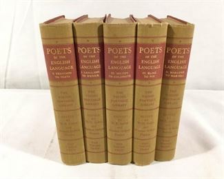 Poets of the English Language 1950 (Volume 1-5) https://ctbids.com/#!/description/share/209685