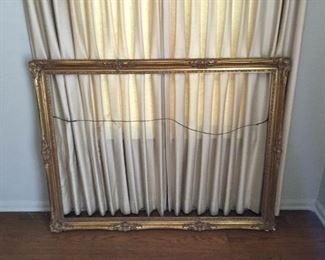 Large Gilded Wooden Picture Frame Vintage https://ctbids.com/#!/description/share/209748