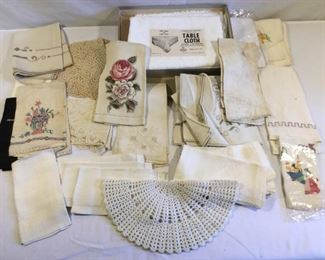 Antique/Vintage Dining Linens (31Pcs) https://ctbids.com/#!/description/share/209638