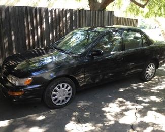 1997 Toyota Corolla, Black, 13720 miles https://ctbids.com/#!/description/share/209606