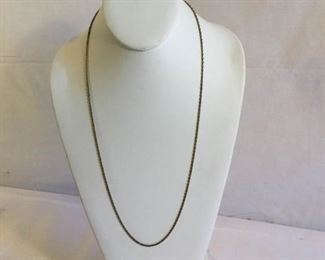 14k Gold Necklace Vintage https://ctbids.com/#!/description/share/209735