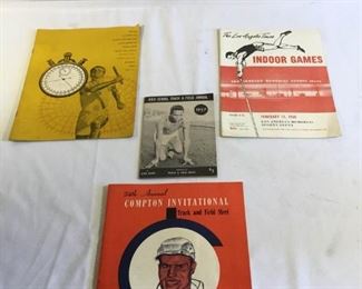 Track and field Programs Vintage Los Angeles 4 pieces https://ctbids.com/#!/description/share/209737