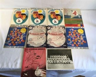 Los Angeles Angels Baseball Programs/ Photo/ Vintage Score Cards https://ctbids.com/#!/description/share/209738Vintage 