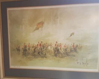 "A TIME OF GLORY" signed & numbered print by BEN MAILE