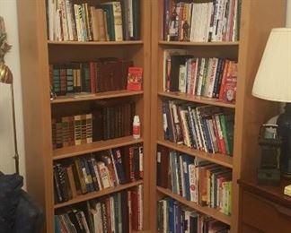 BOOKCASES & BOOKS
