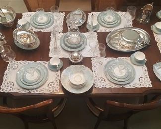 ROSENTHAL CHINA, STUART CRYSTAL, SILVER & SILVERPLATE