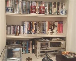CD'S & DVD'S, RECEIVER, RADIOS