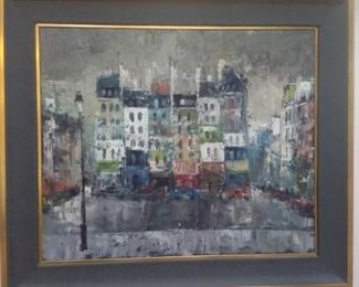 IMPRESSIONIST OIL on CANVAS signed OSCAR SCHMAL (Austrian 1904-1976)