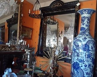 Large Victorian mirror