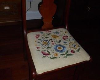 Needle point chair