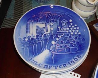 1 of 13 B&G Denmark - Jule After plates ' Christmas in Church'1968