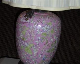 Pink oriental lamp 