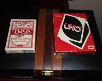 Uno & deck of cards