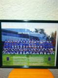 1997 Framed & Signed Seahawks poster 
(Signed by #99 Matt LaBounty, #1 Warren Moon, #57 Jason Kyle)