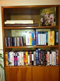 CD's, VHS, Books.