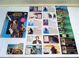Star Wars Cards, Star Wars Coloring Book like new.