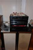Advent Speakers, Sony Compact Disc Player (5 changer), Yamaha Stereo Receiver, Yamaha Cassette Deck