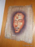 Painting on Papyrus paper