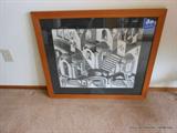 Maurits Escher Print 'Concave and Convex'