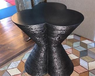 Pair of custom made end tables 