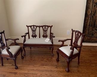 Child Sized Chippendale Furniture Set