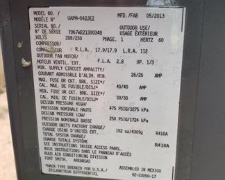 RUUD UAPM-042JEZ   Compressor 2013 Model