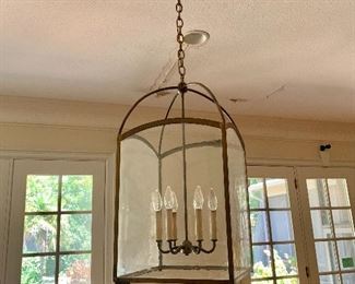 Large brass lantern