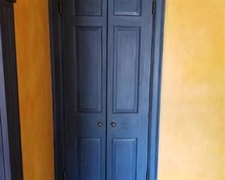 Wood Pantry Doors and Molding