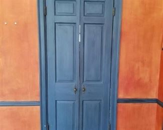 Wood Pantry Doors and Molding