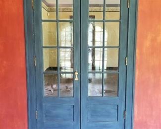 Wood French Doors and Molding