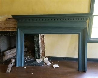 Wood Fireplace Mantel