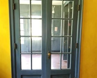 Wood French Doors And Molding