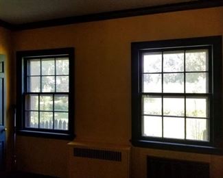 (2) Wood Windows and Molding