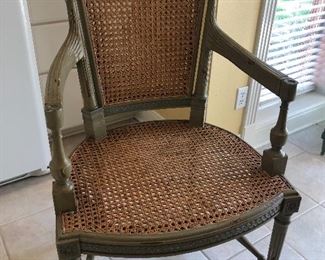 upclose of dining chair