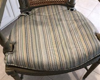 upclose of chair cushion (dining set)
