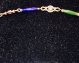 14k Enamel Bracelet