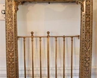 Large National Brass Tellers cage front