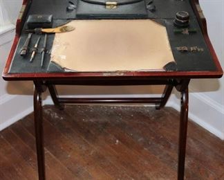 Regency folding Campaign Desk