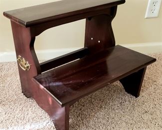 Tall bed step stool
