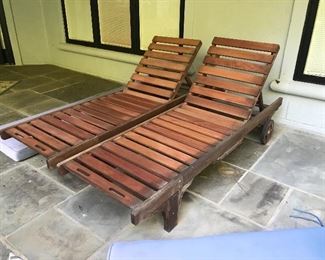 Teakwood Lounge Chairs