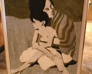 Framed Shelly Canton "Mother and Child"
