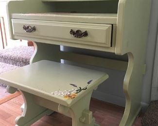 Hand painted desk