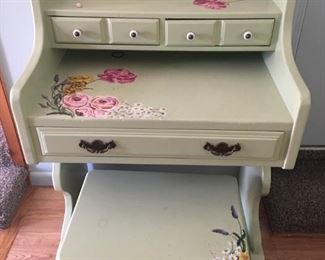 charming hand painted desk
