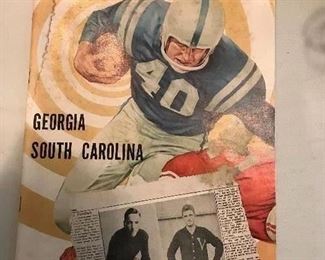 Football programs from the 1960’s